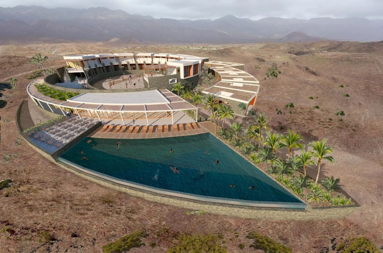 Cabo Verde Beach Sport Resort location